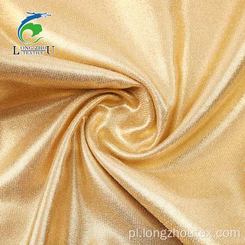 Twill Dobule Sides Satin Golden Foiling Fabric